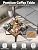 MAISON BACKYARDS 4-Piece Patio Furniture Set with Coffee Table & Removable Washable Cushions, All-Weather Metal Frame and Wood-Like Armrests for Porch, Garden, Balcony,Grey