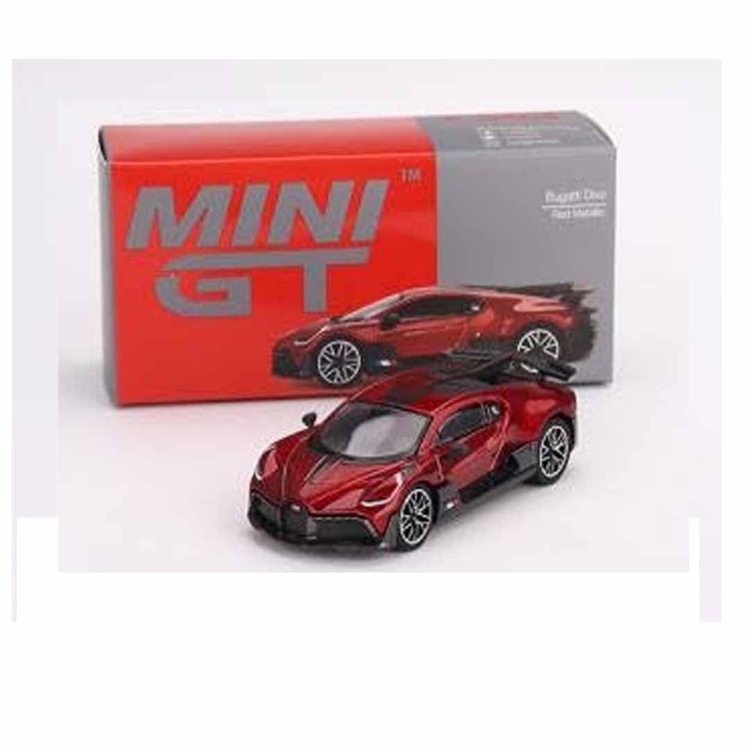 MINI GT ブガッティ ディーヴォ (レッド・メタリック) チェイスカー Breatoi Mini GT Bugatti DIVO RED Metallic 1:64 DIE CAST Scale