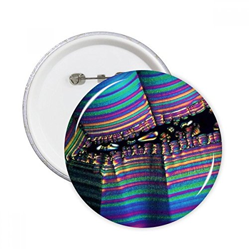 Badge rond microcosmique de science taille XL pins multicolore