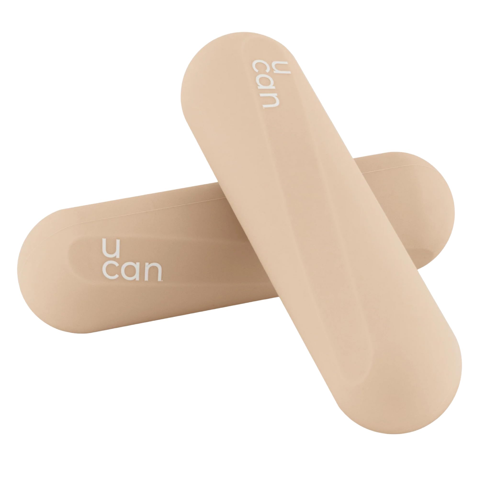 U Rock Silicone Weights 1 & 2kg Stylish Cool Comfortable Soft (Almond, 0.5kg)