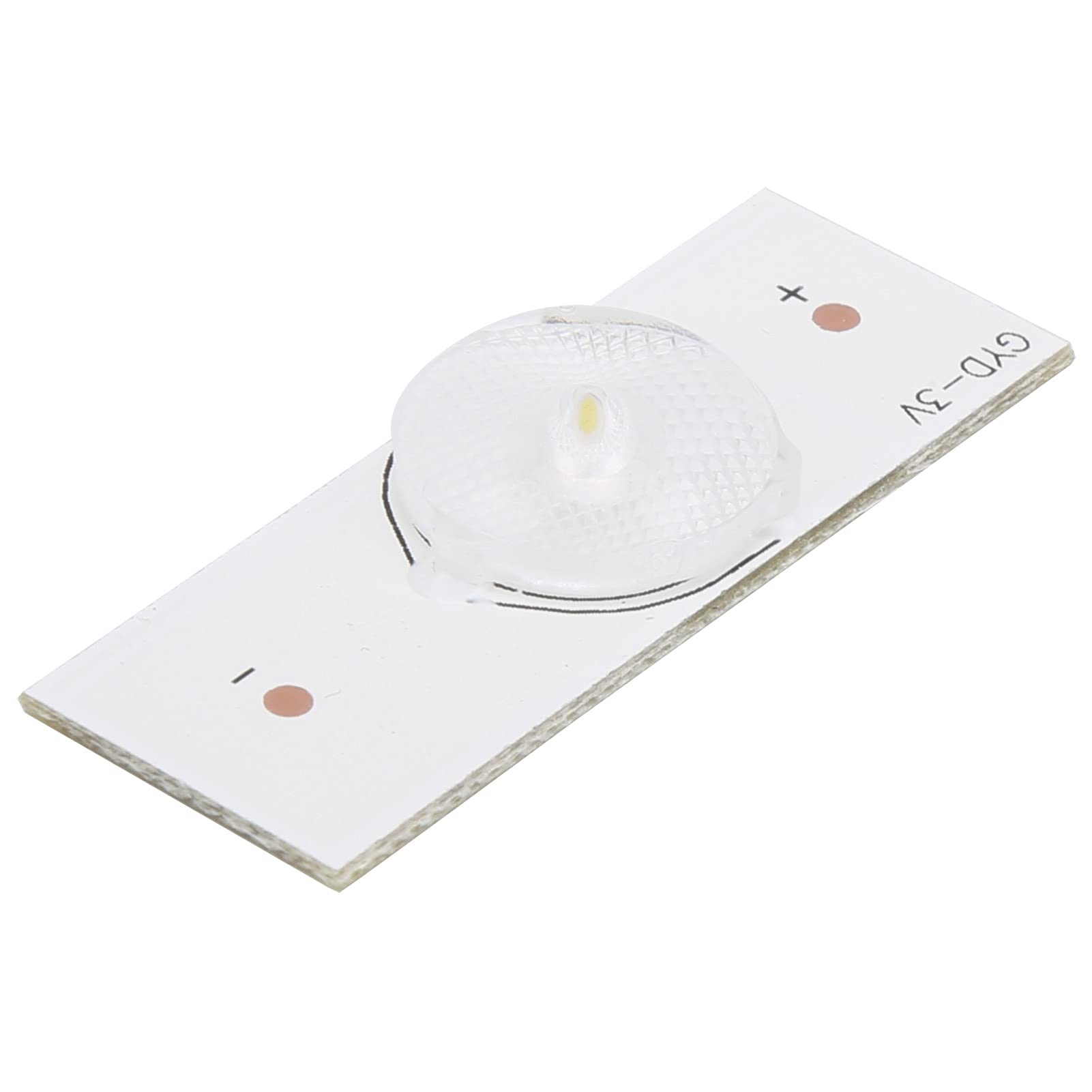 50 Pcs LED Bulbs, 3V SMD LED Lens, Board Lamp Beads with Fiberglass Lens for 32-65 inch LED TV Repairing and Strip lights