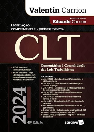 CLT - Comentários à Consolidação das Leis Trabalhistas - 48ª edição 2024