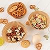 100-Pack Premium Neutral Paper Muffin Liners, Cupcake Baking Liners Unbleached, Cupcake Wrappers, Grease-Resistant Muffin Liners