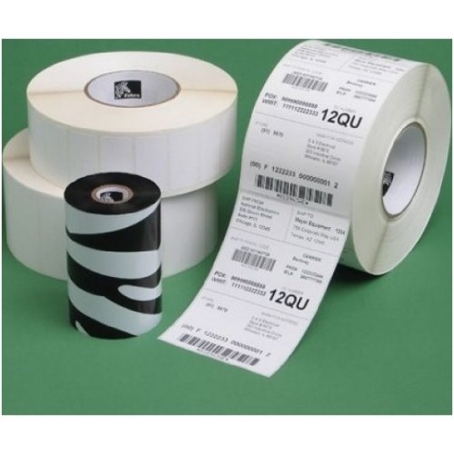 Zebra Unbeschichtetesthermotransfer Label, 76 Mm Core, 2740 Labels, 25 Mm, Box Of 12, 102 X 51 Mm #TOP2