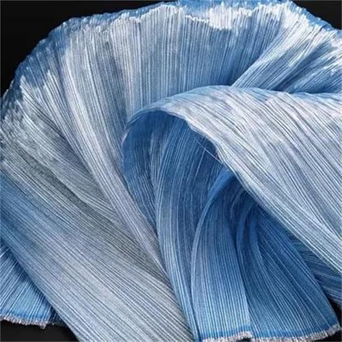 Tissu en polyester plissé de 143 cm pour coudre une robe