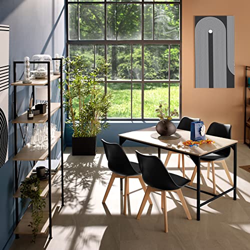 tectake-800969-Mesa-de-Comedor-Mesa-para-Cocina-con-diseno-Industrial-Mueble-Minimalista-para-salon-Mobiliario-de-Interior-Estilo-Vintage-Madera-Industrial-Oscura tectake-800969-Mesa-de-Comedor-Mesa-para-Cocina-con-diseno-Industrial-Mueble-Minimalista-para-salon-Mobiliario-de-Interior-Estilo-Vintage-Madera-Industrial-Oscura