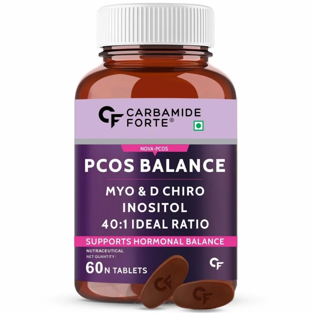 Carbamide Forte PCOS Supplements for Women with 40:1 Ratio of Myo Inositol to D Chiro Inositol | Inositol Supplement for PCOS - 60 Veg Tablets (B09P5DS6BB) Amazon Price History, Amazon Price Tracker