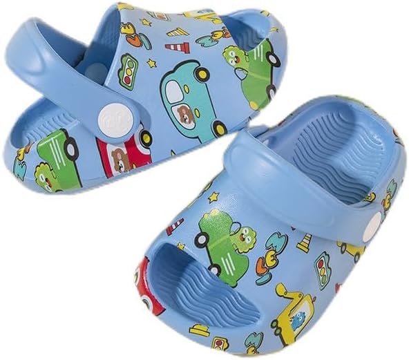 Generic Toddler Kids Mules Boys Girls Cute Garden Water Clogs Sandals Slip On Shoes Slipper Slides Lightweight Outdoor Summer Children Beach Pool Shoes for Baby Little Kids109 Multi