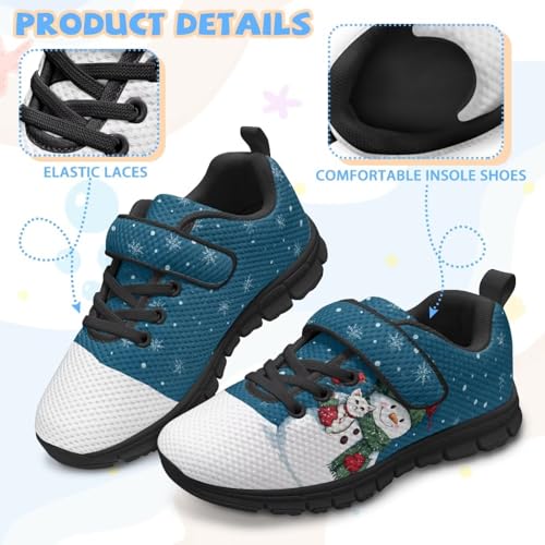 Black Cat Piano Sneakers Boys Girls Slip on Shoes Hook and Loop Kids Breathable Athletic Running Tennis Shoes Lightweight Sneakers4