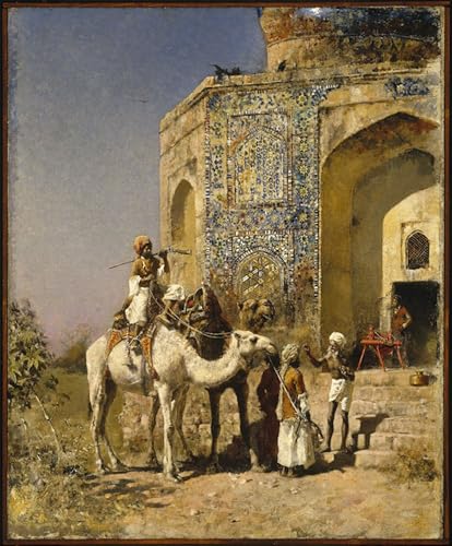 Cuadro en lienzo Edwin Lord Weeks decorativo de 60x90cm l'Oldpiastrellato
