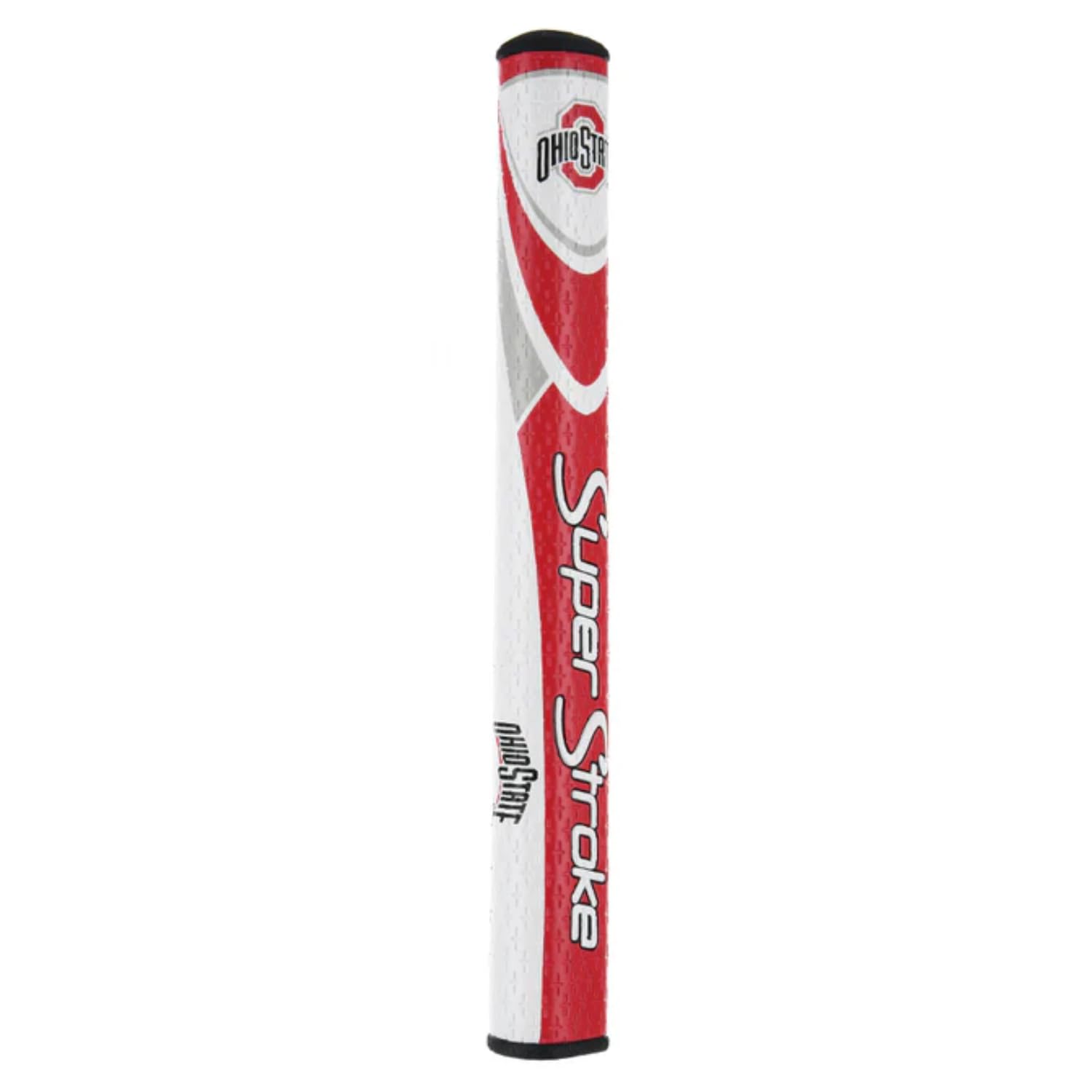 SuperStroke NCAA Golf Putter Grip, Ohio State University (Mid Slim 2.0) | Cross-Traction Surface Texture and Oversized Profile | Even Grip Pressure for a More Consistent Stroke | Non-Slip Grip