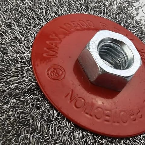 Brosse métallique rotative Zilimontt 100 mm Cover