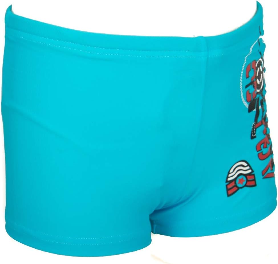 AQUARAPID Trunk Shorts Boxer boy Junior See or Pool Swimwear Item BARK BOY, T-Baia, Anni 5