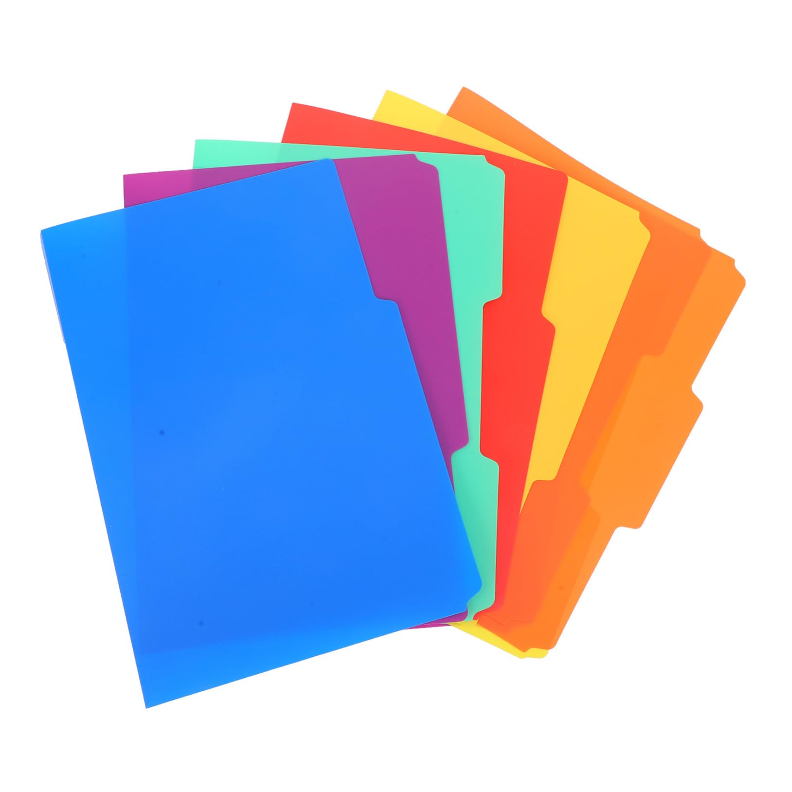 OSALADI 18pièces Chemises De Classement Plastique Pour Dossiers De Bureau Organisateur De Fichiers Et Documents Lot