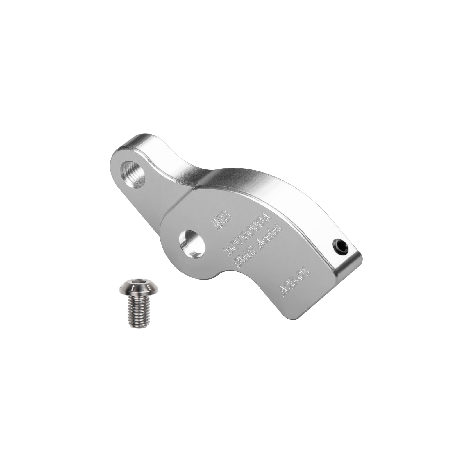 Hoprousa M8 Neutral Gear Assist Ez Shifter Kit for '18-Later Harley Touring Road Glide Softail Fatboy Breakout Shift Easy 20% Aluminum Accessories Parts with Titanium Screws (Sliver)