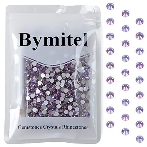 Image of 1440pcs Artificial Rhinestones Non Hotfix Glue Round Crystals Glass Flatback for DIY Jewelry Making with a Picking Pen (SS20, 1440pcs, Green /Pink)