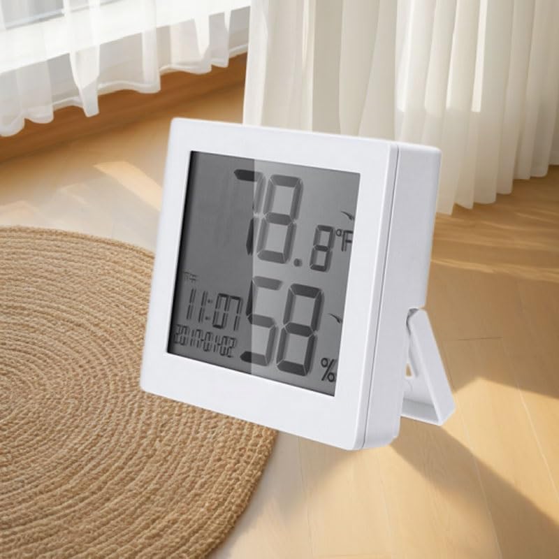 Temperature Humidity Meter Office Desktop Alarm Clock