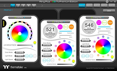 Image of Thermaltake Pacific Lumi Plus 16.8 Million Colors Magnetic LED Strip 3 Pack CL-O014-PL00SW-A