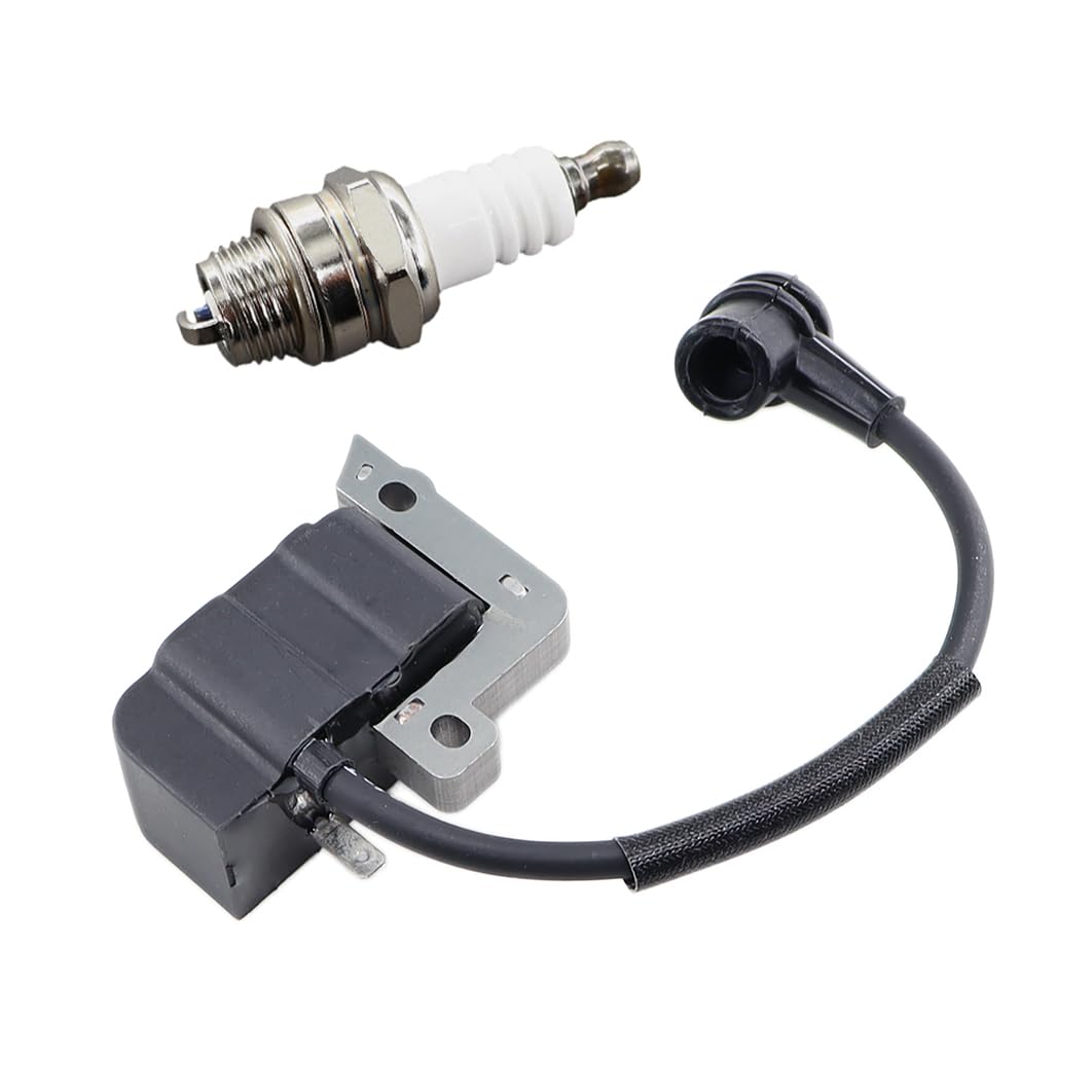 MCHNIC Kit bobina di accensione e candela per Echo SRM-2100 SRM-2400 GT-2000 SRM-2110 PE-2000 GT-2400 ED-2100 EDR-2400 HC-2400 HC-2410 sostituisce 15660152130