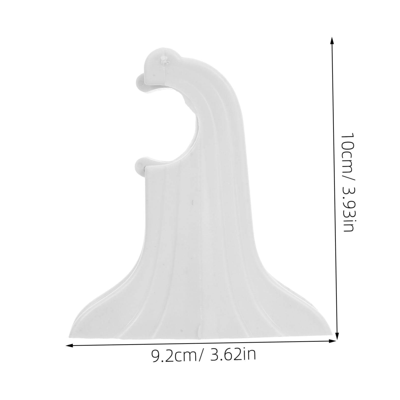 PRETYZOOM 12pcs Vintage Curtain Rod Support Brackets Sturdy Wall Mounted Drapery Holders for Rods Easy Installation for Elegant Design