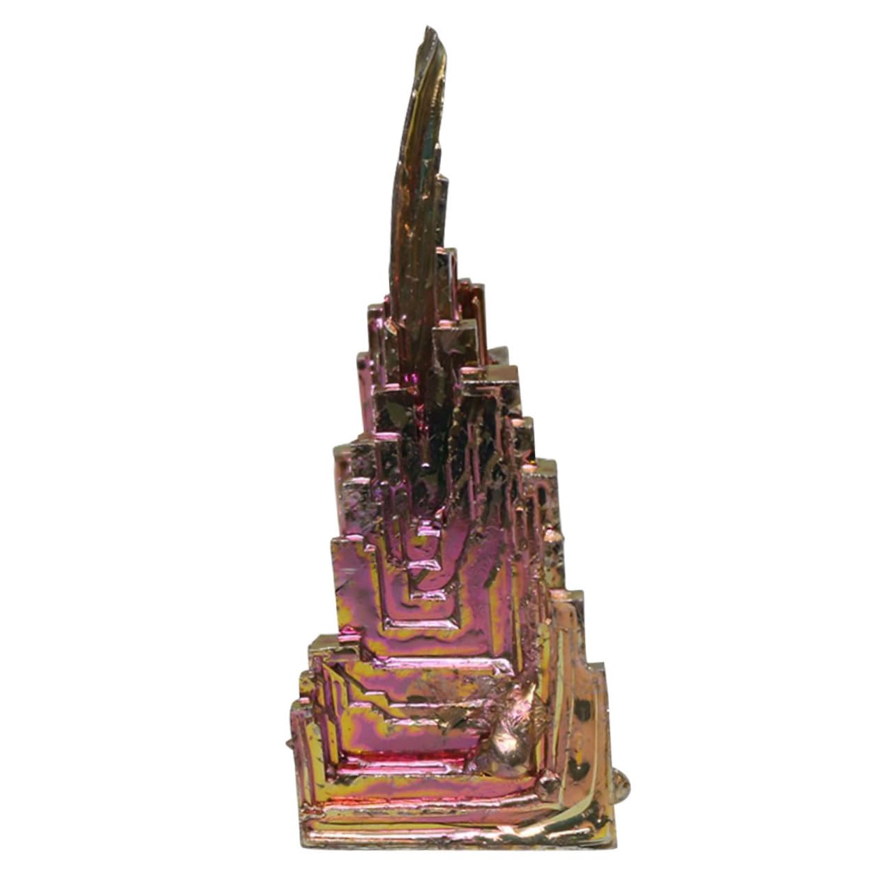 50g Pure Bismuth Gem Natural Ore Crystal Block for Home Decoration and Education