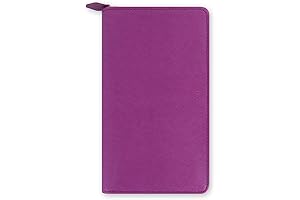 Filofax Saffiano Compact Zip Organiser - Sophistication and Style in Raspberry
