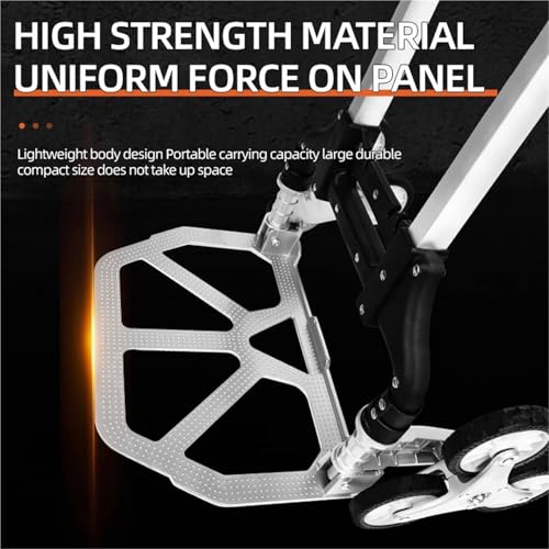Carretilla plegable de aluminio para transporte y mudanza miniatura 4