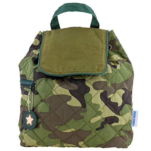 Stephen Joseph Kids' Unisex Toddler Back to School, Quilted Backpack, Camo, One Size