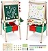 Kinder Staffelei mit Papierrolle Malen Doppelseitiges Whiteboard und...