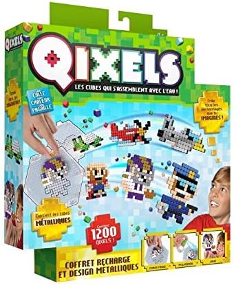 Asmokids Qixels Design Metal Refills Kit Arts and Crafts – Boys Game