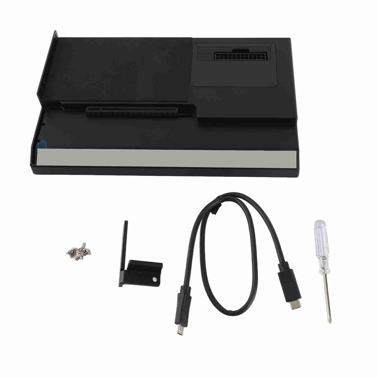 Hidyliu Dock Station GPU Esterna con Trasferimento Dati Efficiente e Prestazioni Migliorate per Console di Gioco Portatili 253x162x41mm