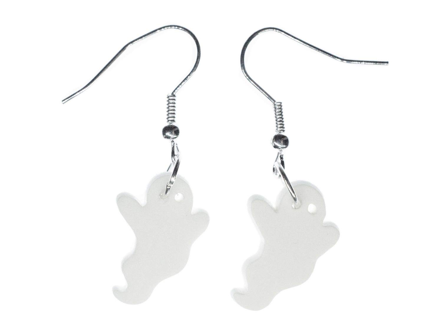 Geist Gespenst Ohrringe Miniblings Hänger Halloween Kostüm Leuchtet Im Dunkeln