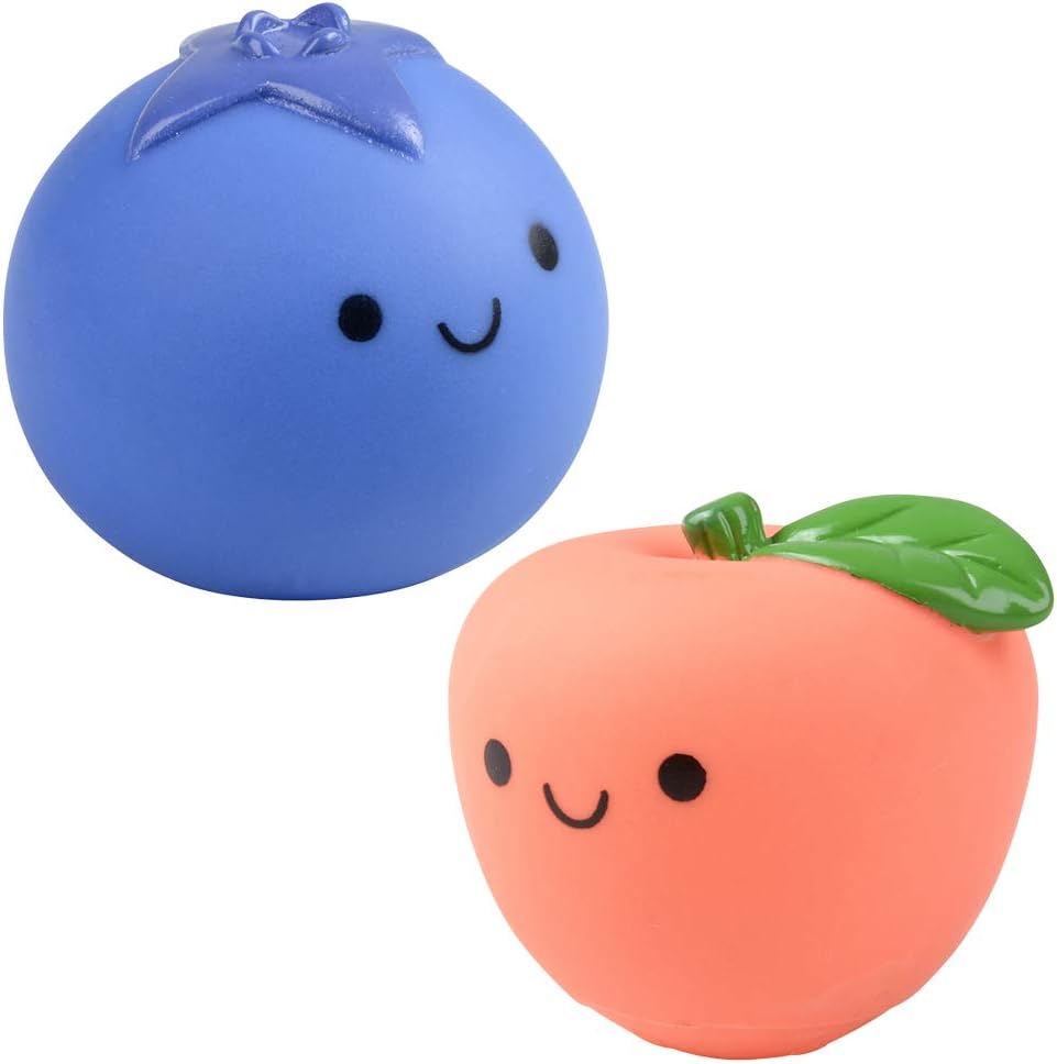 Rhode Island Novelty 2 Inch Rubber Fruit collectible (50 Pieces Per Order)