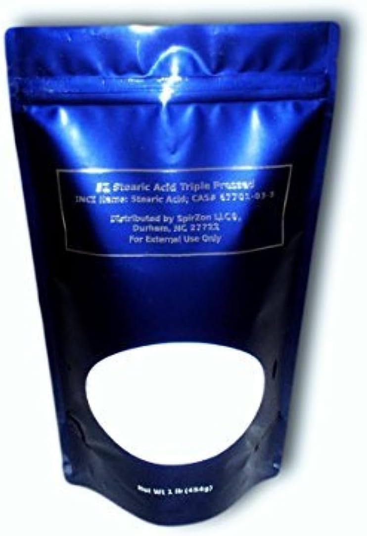 SZ Stearic Acid 16 Oz (Triple Pressed). for DIY Cosmetics, Soap, Candles.