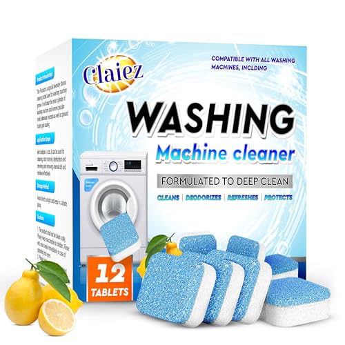 Claiez Washing Machine Cleaner Tablet Descaling Powder Tablets, washing machine deep cleaner, Deep Cleaner Tablet All Company’s Front And Top Load Machine (12 pcs) (Refresh Blue) (B0D2KD3BR5) Amazon Price History, Amazon Price Tracker