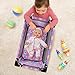 Baby Doll Crib Playpen with Storage Bag Compact Foldable for Girls Toddlers Children Toy Bed Set Dolls Furniture Pretend Play Kids Gift Blue