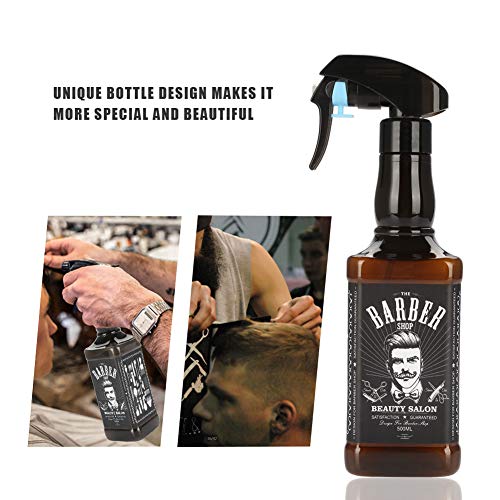 Spray de agua para barbería, 500 ml, botella de plástico miniatura 5