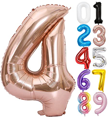 数字 バルーン 風船 誕生日 大きい 90cm