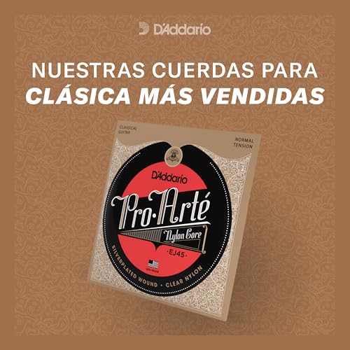 Miniatura 2 de D Addario Cuerdas Guitarra Española - Ej45 Pro-Arte, Cuerdas De Nailon Para Guitarra Clásica, Tensión Normal