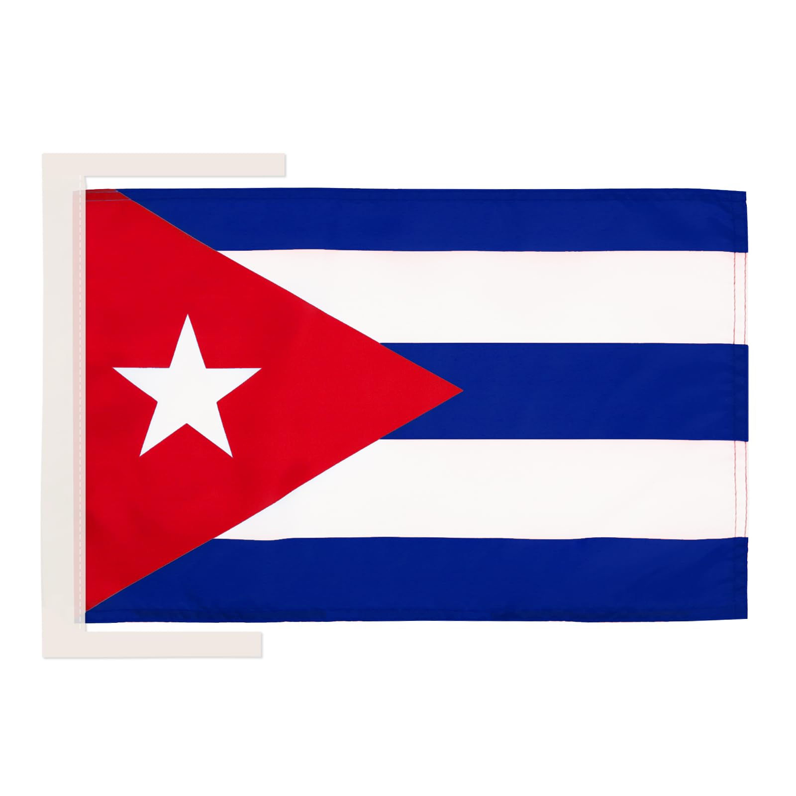 Cuba Flag 18'' x 12'' cords - Cuban SMALL flags 30 x 45cm - Banner 18x12 in