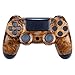 Produktbild eXtremeRate Hülle für PS4 Controller,Vorderseites Case Gehäuse Cover Schutzhülle Oberschale Skin Schale für Playstation 4 PS4 Slim PS4 Pro Controller JDM-040 JDM-050 JDM-055(Holzoptik)