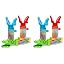 6 Gator Chomp Lollipops