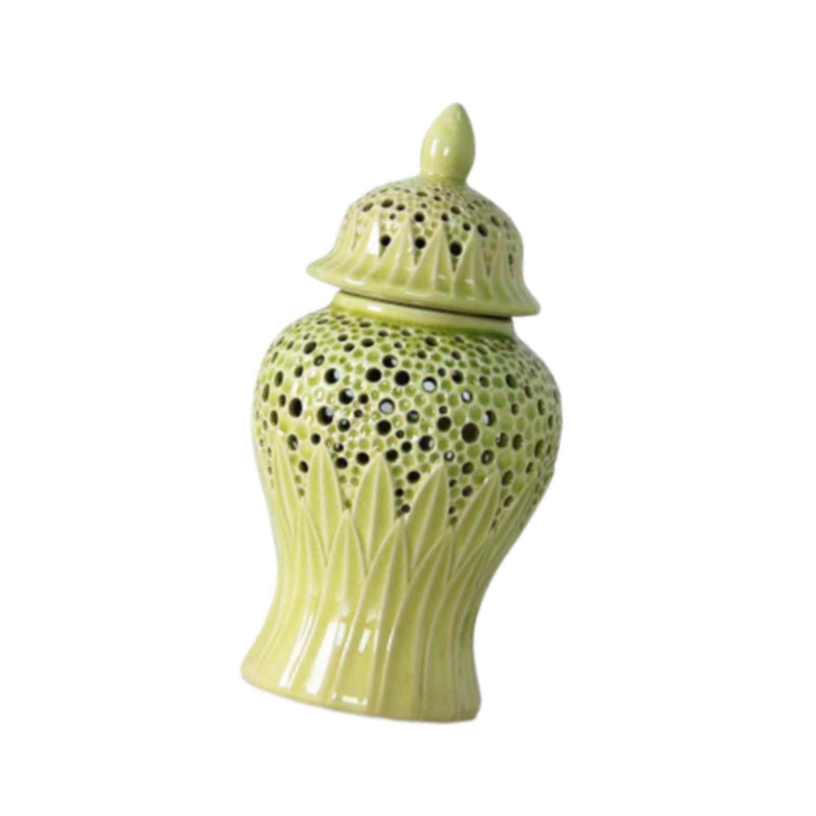 Vaso Ginger Jar In Ceramica Per Decorazione | stile classico, per fiori secchi, oggetto regalo