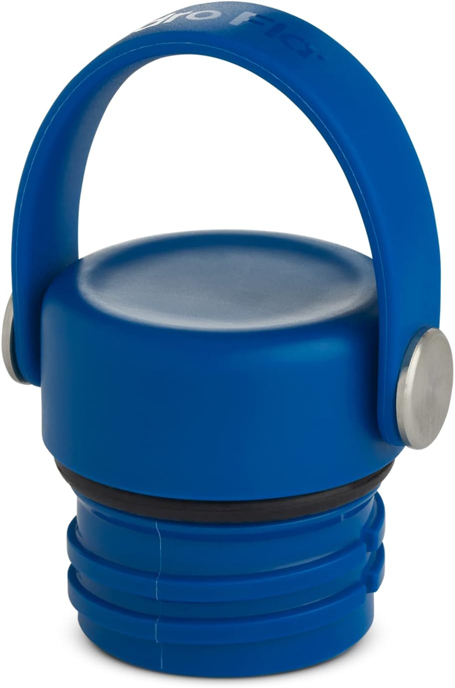 Standard Mouth Leak Proof Flex Cap - Leak Proof Cap with Honeycomb Insulation and Strap with Stainless Steel Pivots - BPA-Free and Toxin-Free - Cobalt