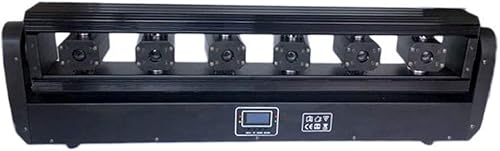 Miniatura 5 de Luz de escenario de haz de cabeza móvil de 8 ojos luces de fiesta de DJ para escenario lámpara de focohaz de pinspot por control remoto y control