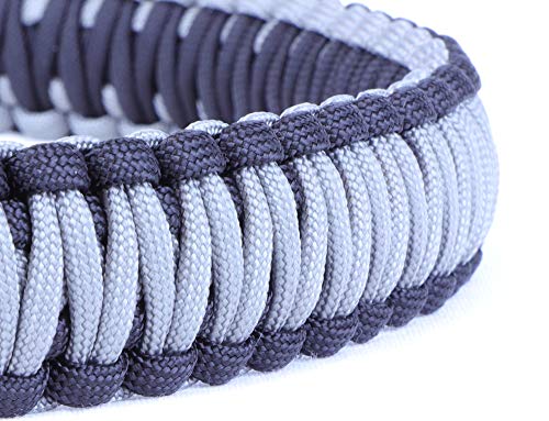 Gun Sling For Rifle Shotgun Or Crossbow - Extra Strong 550 Paracord - 2 Point Adjustable Strap With Metal Swivels, Black Gray #TOP1