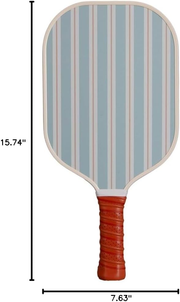 Pickleball Central Drop Series Pickleball Paddle, Carbon Fiber Face, Polypropylene Composite Homecomb Core, Overlapping Paddle Edge Guard