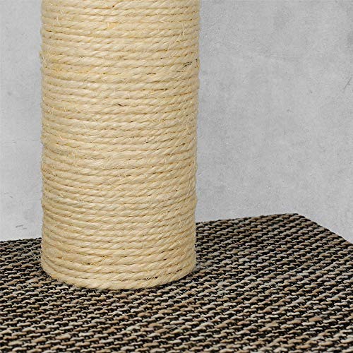 Lantelme Sisalseil 30 oder 60 Meter Natürliches Seil aus Sisalfaser Ø 4mm | Sisal für Kratzbaum Katzenbedarf Heimwerken Basteln Möbelbau und Dekoration | Vielseitig (600, Zentimeter)