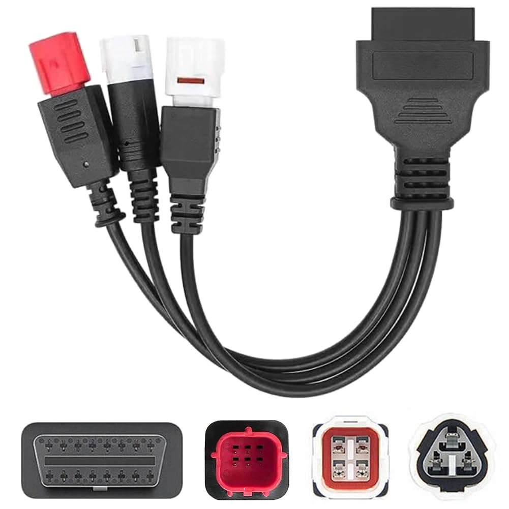 ハイパーナイフ6 ボディ用　プローブ 3ピン接続 Amazon.co.jp: GZYF 3ピン 4ピン 6ピン バイク obd2 診断機コネクター