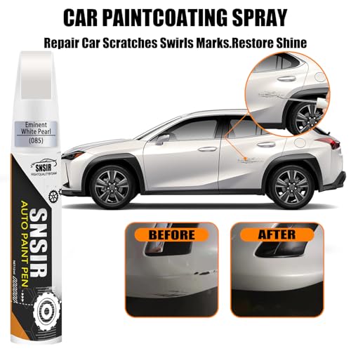 Image of Car Touch up Paint(085 Eminent White Pearl) Compatible with Honda /Lexus, Car Paint Pen Scratch Repair Two-In-One Touch Up Paint, Premium Car Scratch Remover for Deep Scratches